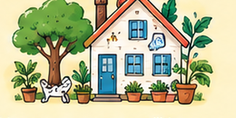 Illustrated cozy home